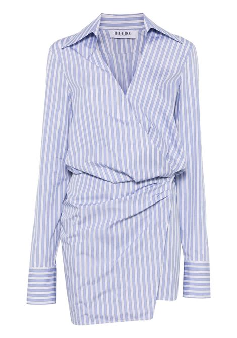 Blue striped mini dress The Attico - women